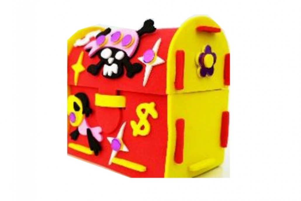 Foam Treasure Chest Making