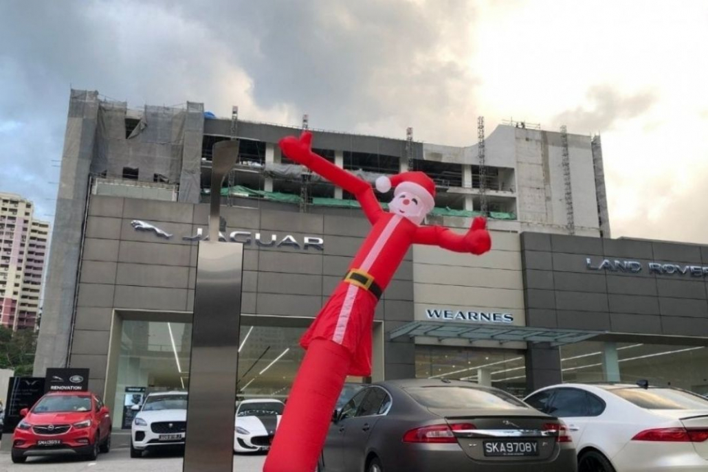 Santa Claus Air Dancer Inflatable Tube