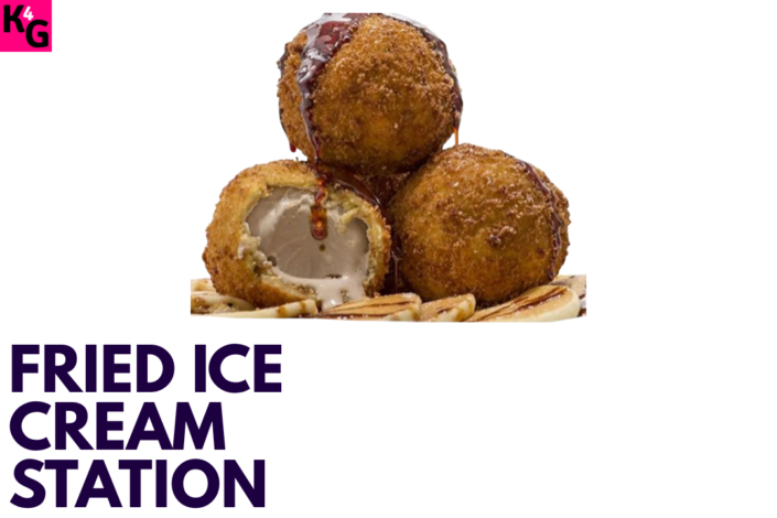 Fried ice Cream Station