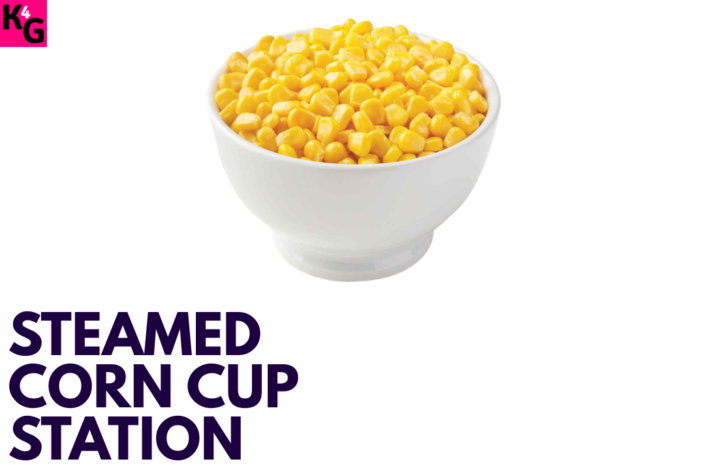 Steamed Corn Cup Station