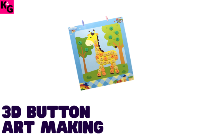 3D Button Art Making
