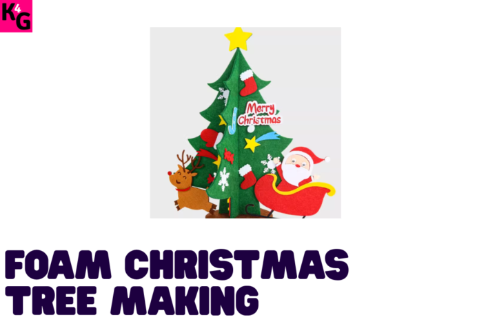 Foam Christmas Tree Making