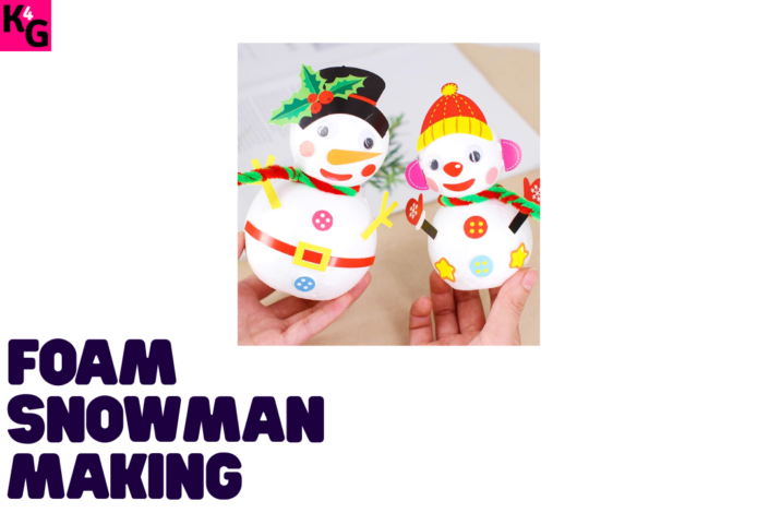 Foam Snowman Making